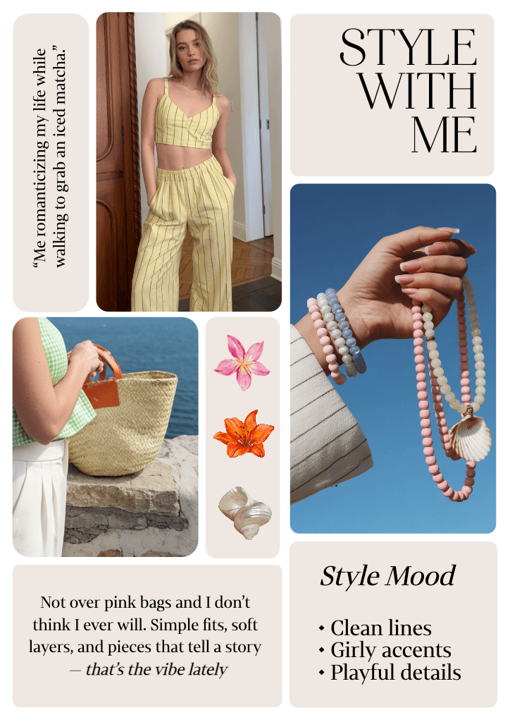 Chic Beige A4 Style Inspiration Poster