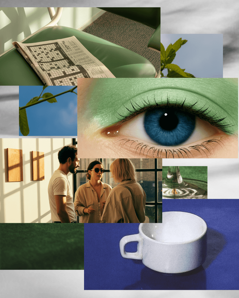 Creative Green Instagram Portrait Collage Template