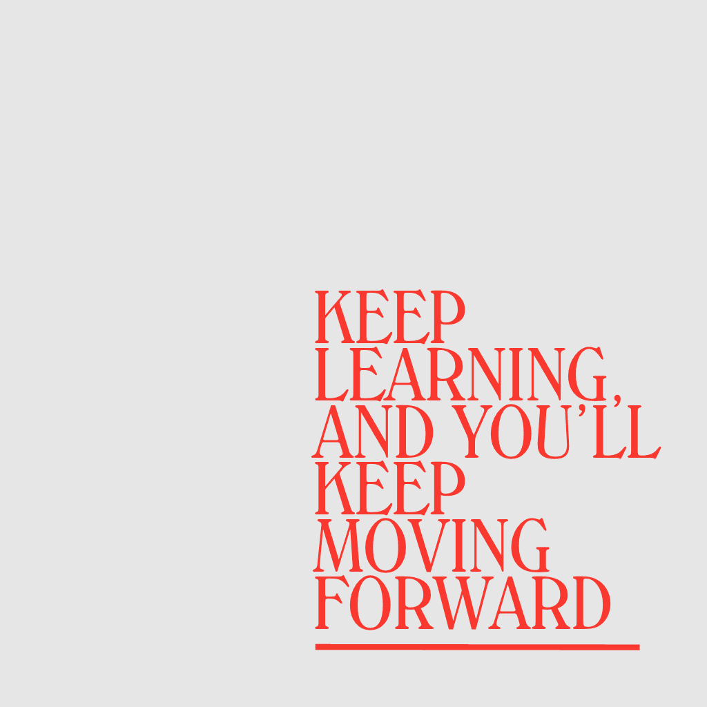 Motivational Instagram-Square Post in Bold Red