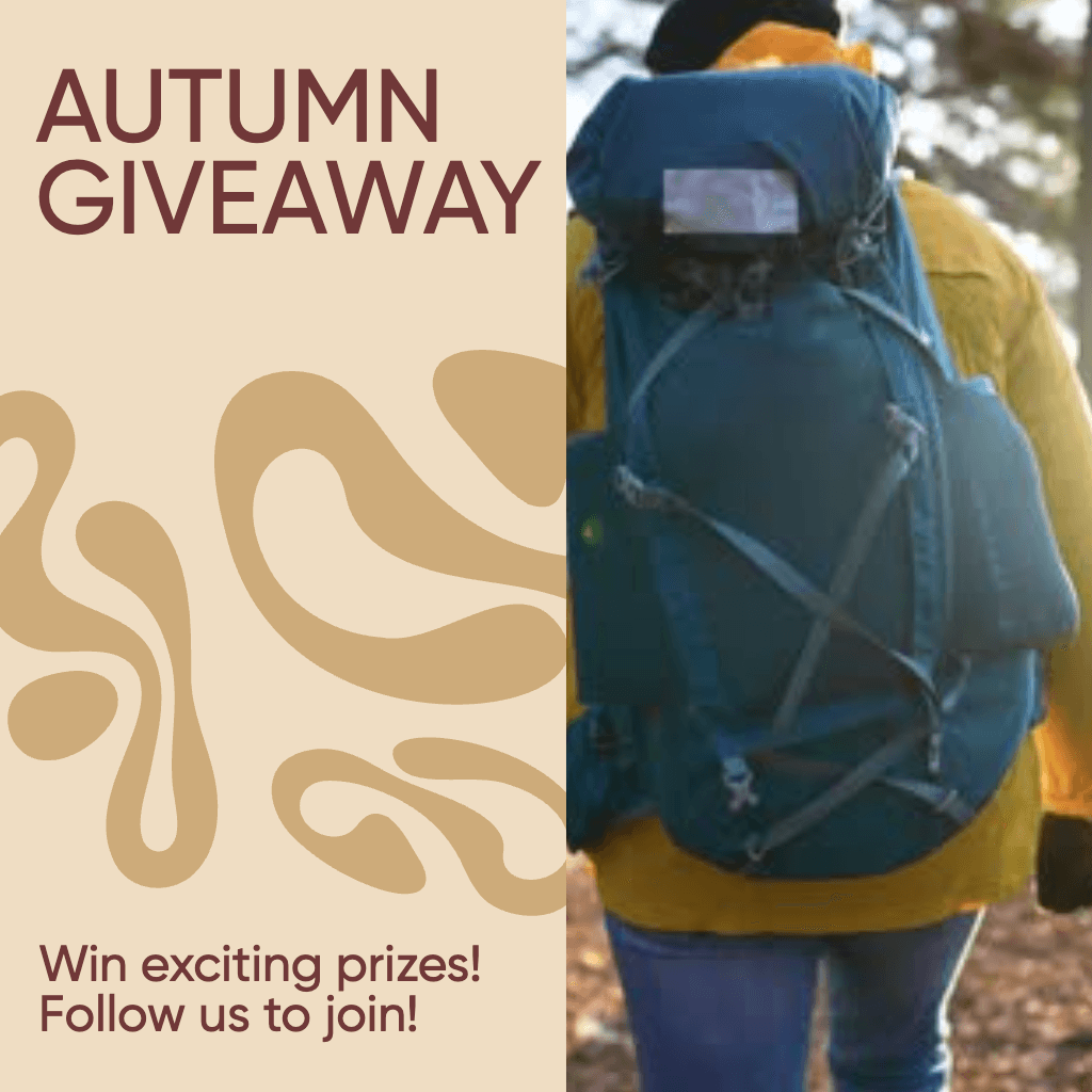 Autumn Instagram-Square Giveaway with Beige Background