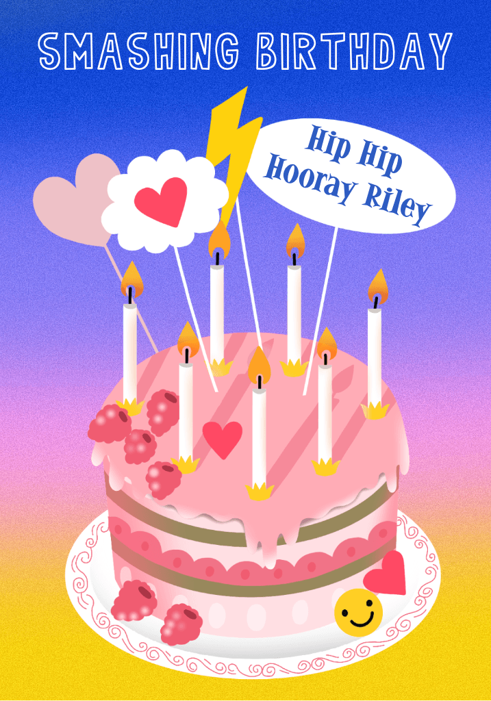 Colorful Birthday Celebration Poster Design