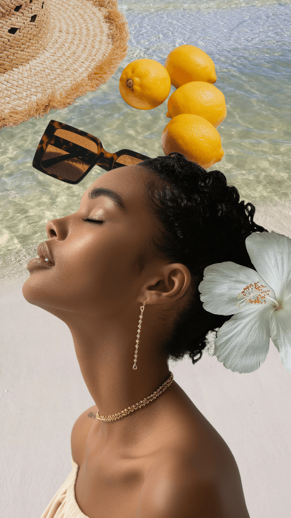 Summer Vibes Instagram Story with Beach Elements