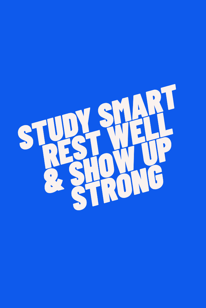 Study Smart Pinterest Pin with Blue