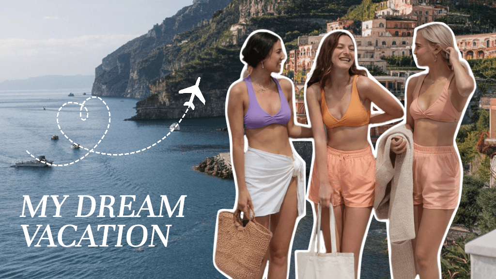 Charming Coastal YouTube Thumbnail in Blue