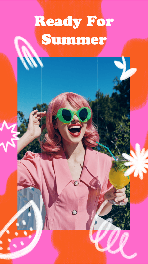 Vibrant Summer Vibes Instagram Story Template