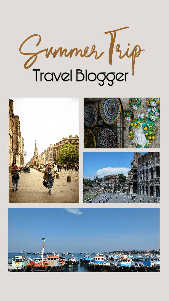 Brown Summer Trip Instagram Story Template