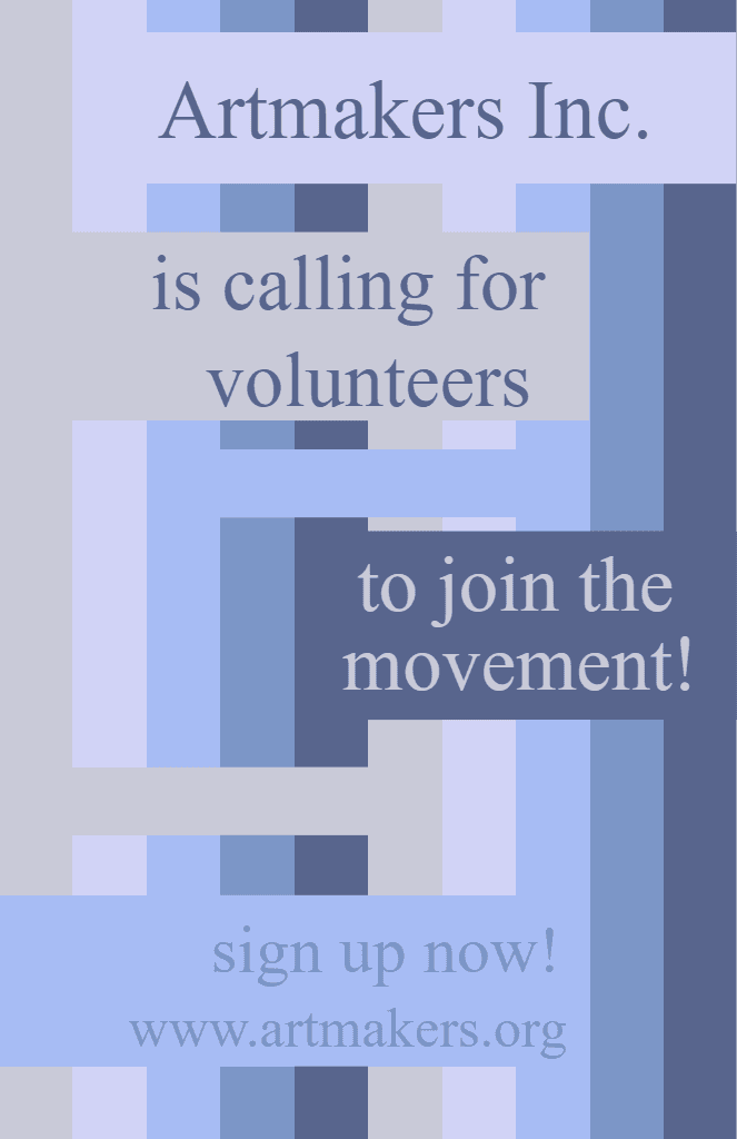 Blue Hues Volunteer Recruitment Poster Design