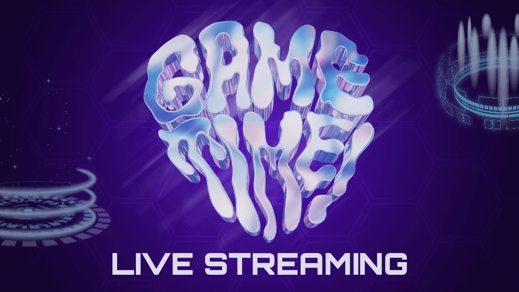 Vibrant Purple Game Time YouTube Thumbnail
