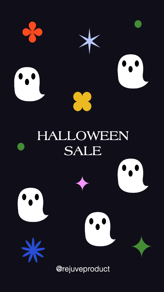 Spooky Midnight Halloween Sale Poster