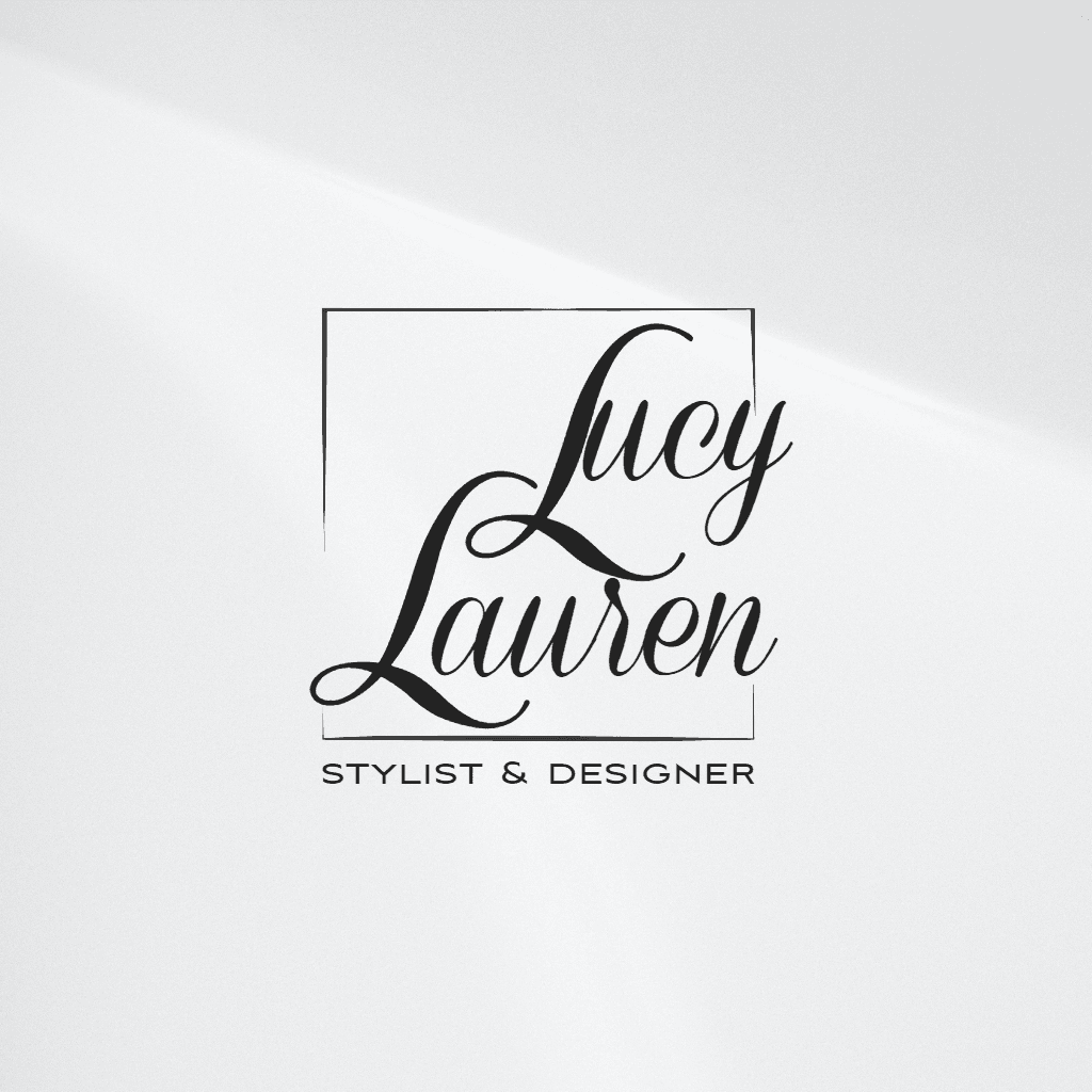 Elegant Black and White Logo Poster Design