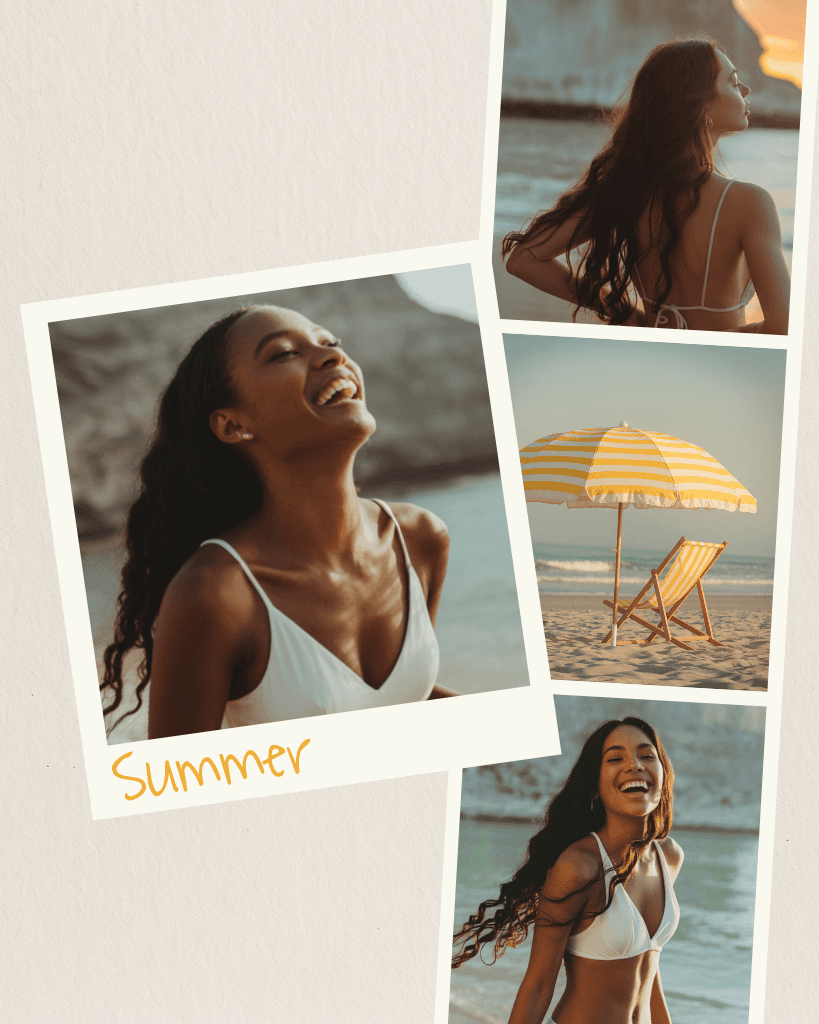 Vibrant Summer Instagram Portrait Template