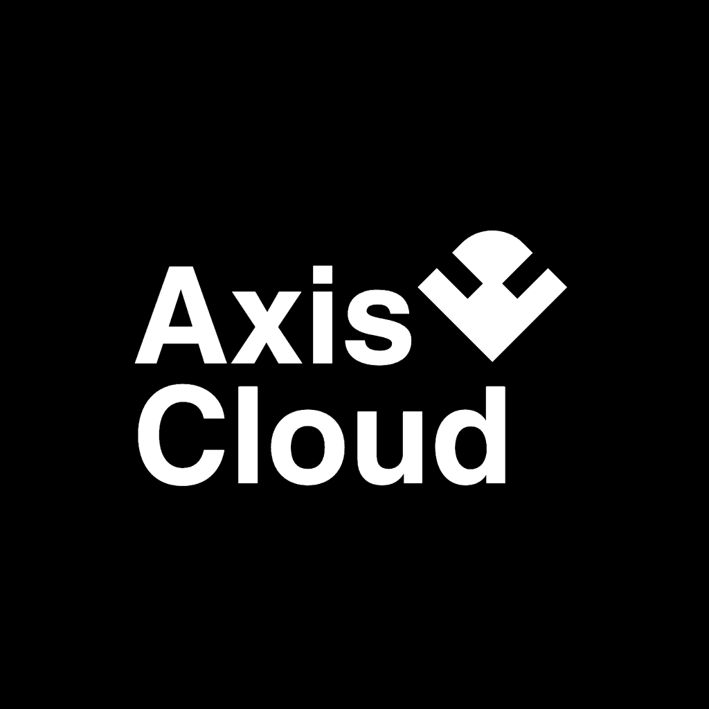 Sleek Black Axis Cloud Logo Design