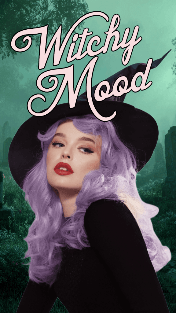Enchanted Green Witchy Mood Instagram Story