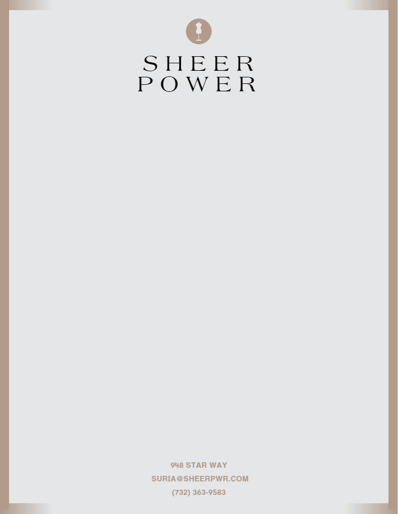 Elegant Beige Business Card Template Design